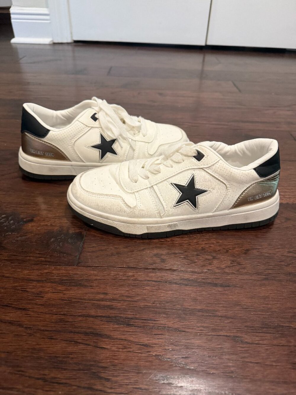 Vintage Havana black and gold sneakers (size 9)
